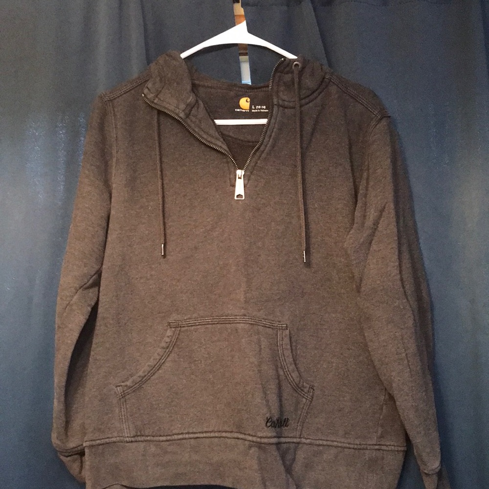 Women’s carhartt grey hoodie